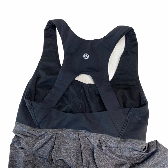 Lululemon Run Your Heart Out Tank Black Grey - Picture 4 of 6